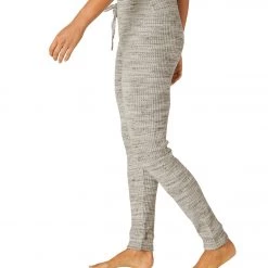 Beyond Yoga Waffle Living Easy Knit Sweatpants Cream Heather