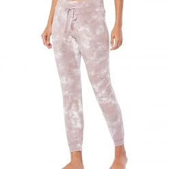 Beyond Yoga Garment Dye Lounge Around Joggers Rose Cloud Dye