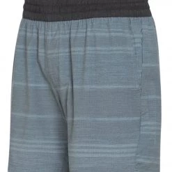 PrAna Men's The Slope 7" Inseam Yoga Shorts Ashy Kai Stripe CLOTHING