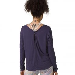 PrAna Rogue Long Sleeve Yoga Top Astral Night