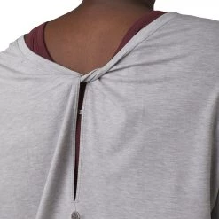 CLOTHING PrAna Rogue Long Sleeve Yoga Top Grey Heather