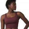 CLOTHING PrAna Becksa Bralette Maroon Heather 2 CLOTHING PrAna Becksa Bralette Maroon Heather