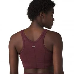 CLOTHING PrAna Becksa Bralette Maroon Heather