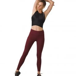 PrAna Electa Yoga Leggings Maroon 11 PrAna Electa Yoga Leggings Maroon