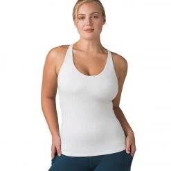 CLOTHING PrAna Everyday Support Yoga Top Moon Light