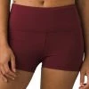PrAna Layna Yoga Shorts Maroon CLOTHING