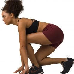 PrAna Layna Yoga Shorts Maroon CLOTHING