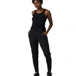 PrAna Sunrise Yoga Joggers Solid Black CLOTHING