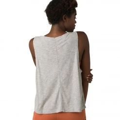 PrAna Chez Yoga Tank Grey Palms CLOTHING