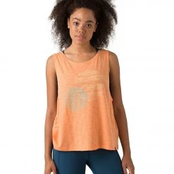 PrAna Chez Yoga Tank Cantaloupe Circles