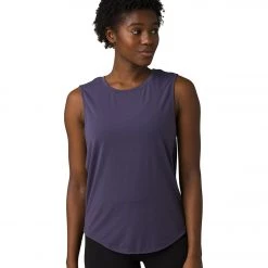 PrAna Rogue Sleeveless Yoga Tank Astral Night CLOTHING
