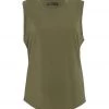 PrAna Rogue Sleeveless Yoga Tank Cargo Green 1 PrAna Rogue Sleeveless Yoga Tank Cargo Green
