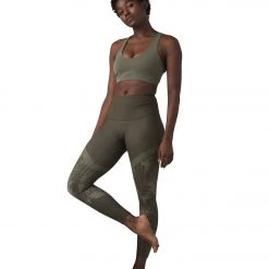 PrAna Kimble Printed 7/8 Yoga Leggings Sage Jungle CLOTHING