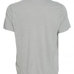 PrAna Men's Prospect Heights Graphic Short Sleeve Shirt Grey Stripe