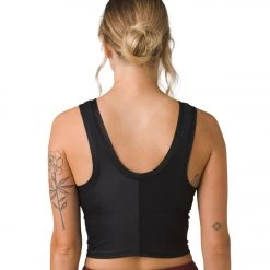 PrAna Elda Yoga Sports Bra Black CLOTHING