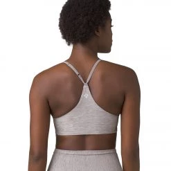 PrAna Epivine Yoga Sports Bra Carbon Heather