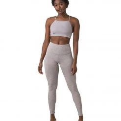 PrAna Epivine Yoga Sports Bra Carbon Heather