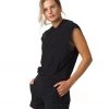 PrAna Anilio Short Sleeve Hoodie Black 2 PrAna Anilio Short Sleeve Hoodie Black