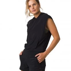 PrAna Anilio Short Sleeve Hoodie Black 13 PrAna Anilio Short Sleeve Hoodie Black