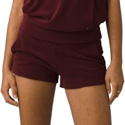 CLOTHING PrAna Mestia Yoga Shorts Maroon