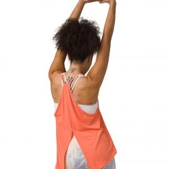 CLOTHING PrAna Epiquator Yoga Tank Hyper Coral
