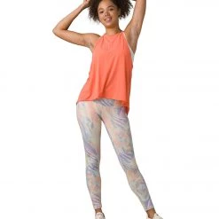 CLOTHING PrAna Epiquator Yoga Tank Hyper Coral