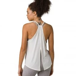 PrAna Epiquator Yoga Tank Soft White CLOTHING 9 PrAna Epiquator Yoga Tank Soft White CLOTHING