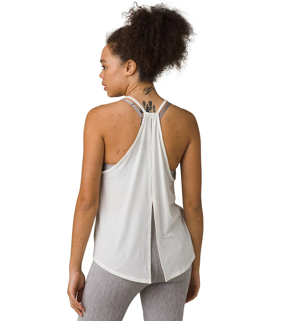 PrAna Epiquator Yoga Tank Soft White CLOTHING 4 PrAna Epiquator Yoga Tank Soft White CLOTHING