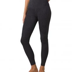 PrAna Ecospave Yoga Leggings Onyx Heather CLOTHING
