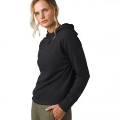 PrAna Sunrise After Yoga Hoodie Solid Black