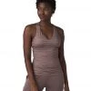 PrAna Locano Yoga Bra Tank Moon Quartz