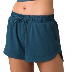PrAna Casleo Yoga Shorts Atlantic