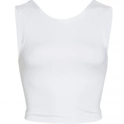 Spiritual Gangster Twisted Open Back Tank White