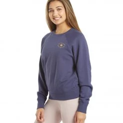 Spiritual Gangster Shine Classic Crew Sweatshirt Classic Navy 13 Spiritual Gangster Shine Classic Crew Sweatshirt Classic Navy