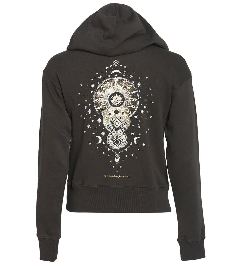 Spiritual Gangster Lunar Talullah Zip Hoodie Vintage Black 4 Spiritual Gangster Lunar Talullah Zip Hoodie Vintage Black