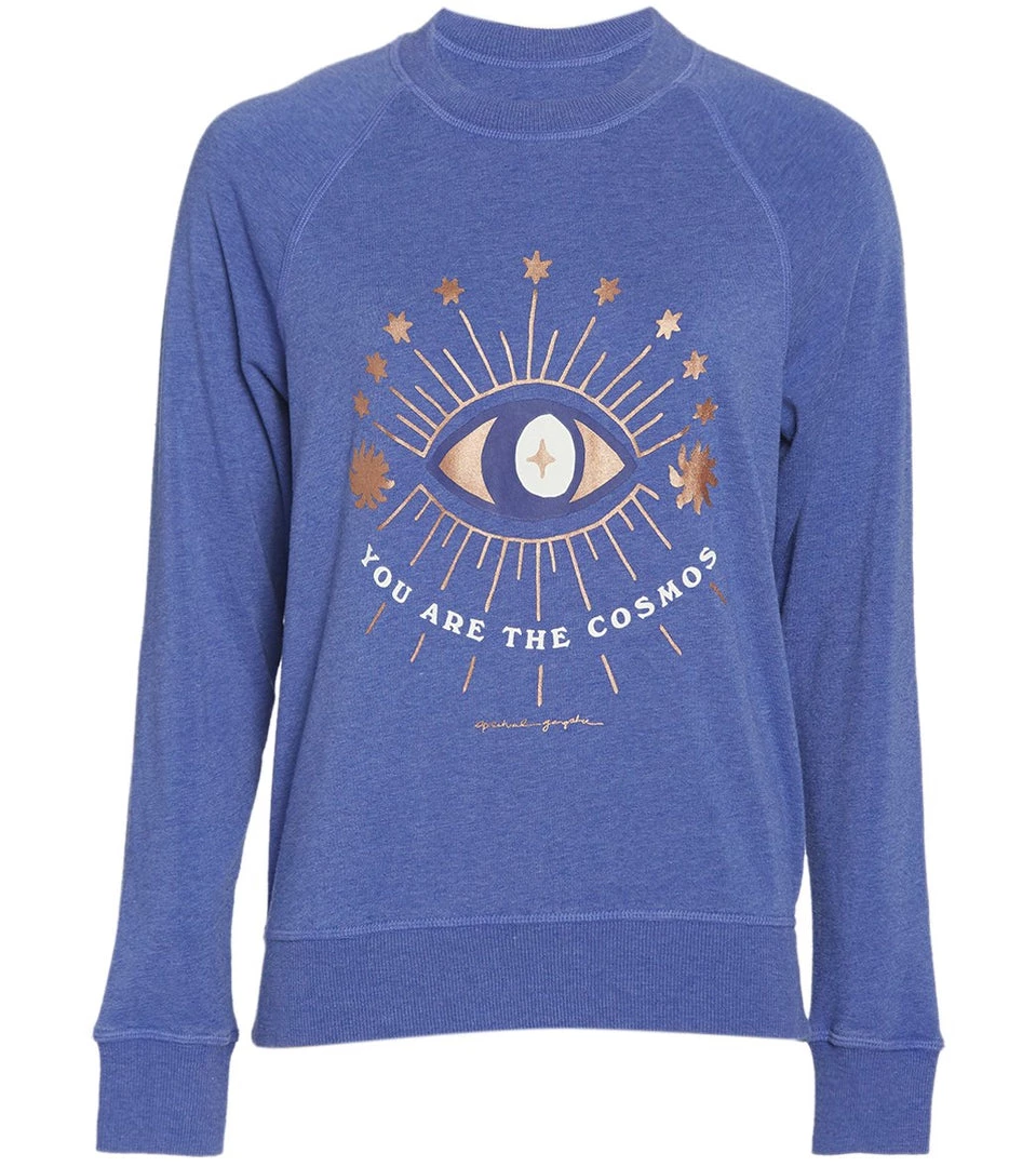 CLOTHING Spiritual Gangster Cosmos Old School Pullover Dazzling Blue 6 CLOTHING Spiritual Gangster Cosmos Old School Pullover Dazzling Blue