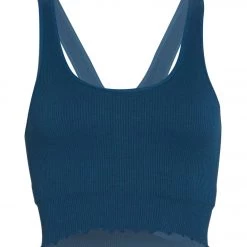 Spiritual Gangster Amor Crop Tank Blue Spruce CLOTHING