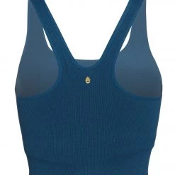 Spiritual Gangster Amor Crop Tank Blue Spruce CLOTHING