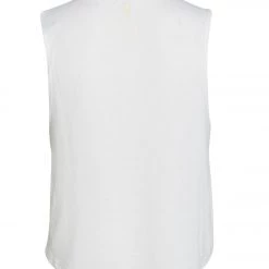 Spiritual Gangster SGV Stripe Active Crop Tank White