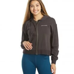 Spiritual Gangster SG Flow Zip Hoodie Vintage Black CLOTHING