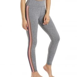 Spiritual Gangster Essential High Waisted Yoga Leggings Heather Gray CLOTHING