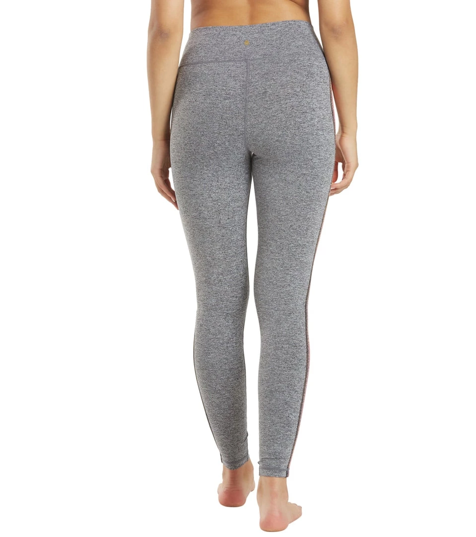 Spiritual Gangster Essential High Waisted Yoga Leggings Heather Gray CLOTHING 5 Spiritual Gangster Essential High Waisted Yoga Leggings Heather Gray CLOTHING