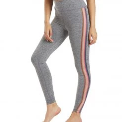 Spiritual Gangster Essential High Waisted Yoga Leggings Heather Gray CLOTHING 13 Spiritual Gangster Essential High Waisted Yoga Leggings Heather Gray CLOTHING