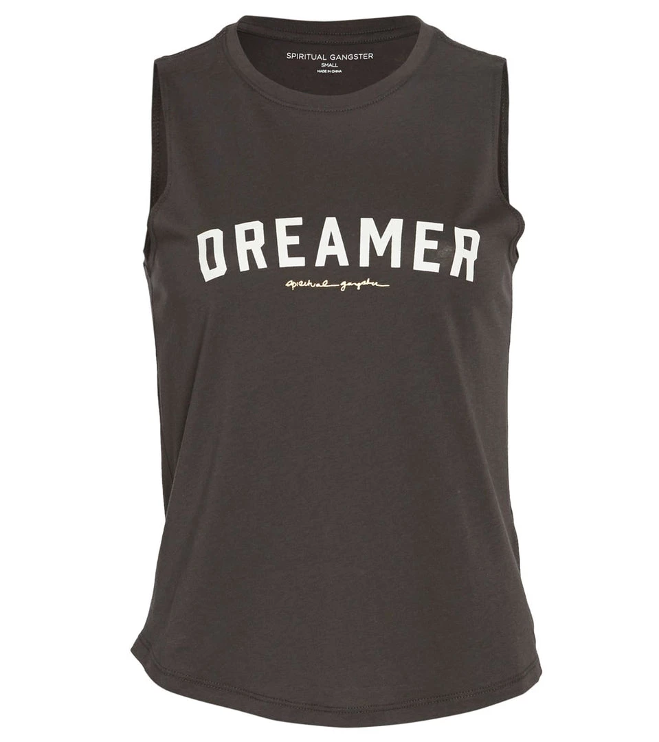 CLOTHING Spiritual Gangster Dreamer Muscle Tank Vintage Black 3 CLOTHING Spiritual Gangster Dreamer Muscle Tank Vintage Black