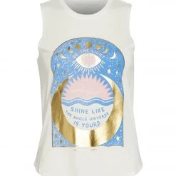 Spiritual Gangster Shine Muscle Tank Stone