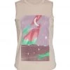 Spiritual Gangster Moon Muscle Tank Rose Quartz CLOTHING