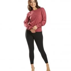 CLOTHING Spiritual Gangster Crew Neck Savasana Pullover Desert Tie Dyeert Rose Shimmer