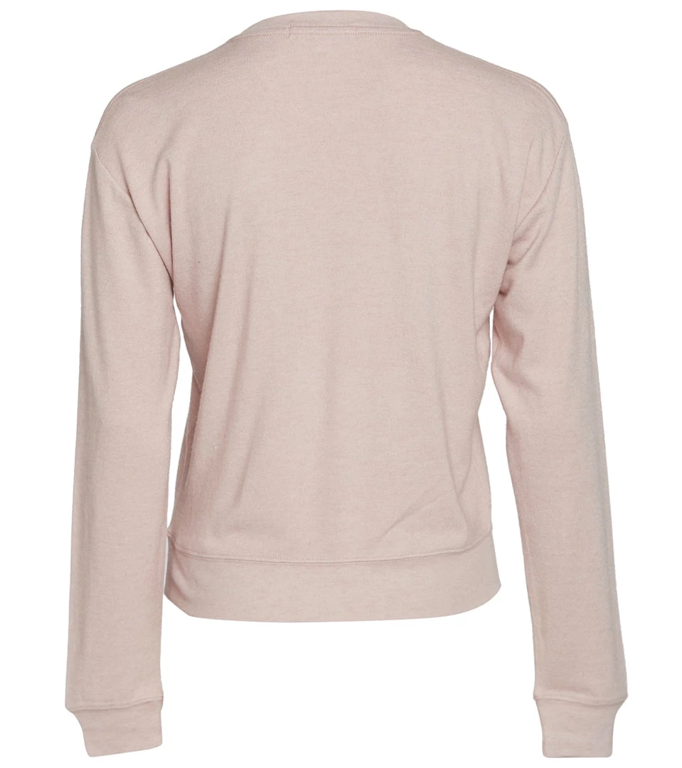 Spiritual Gangster Moon Crew Neck Savasana Pullover Rose Quartz CLOTHING 4 Spiritual Gangster Moon Crew Neck Savasana Pullover Rose Quartz CLOTHING