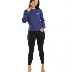 Spiritual Gangster Forever Wild Crew Neck Savasana Pullover Classic Navy 12 Spiritual Gangster Forever Wild Crew Neck Savasana Pullover Classic Navy