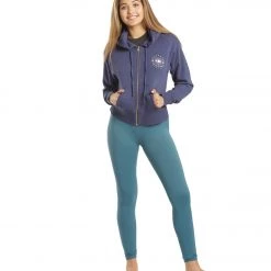 Spiritual Gangster Cosmos Talullah Zip Hoodie Classic Navy